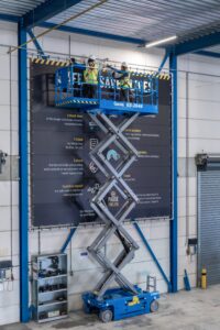 Genie GS-2646 scissor lift for hire