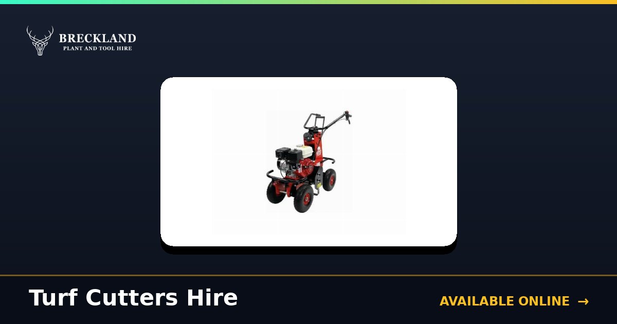 Turf Cutters for Hire in Norfolk | Breckland Plant Hire