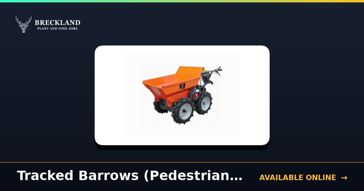 Tracked Barrows (Pedestrian) for Hire in Norfolk | Breckland Plant Hire
