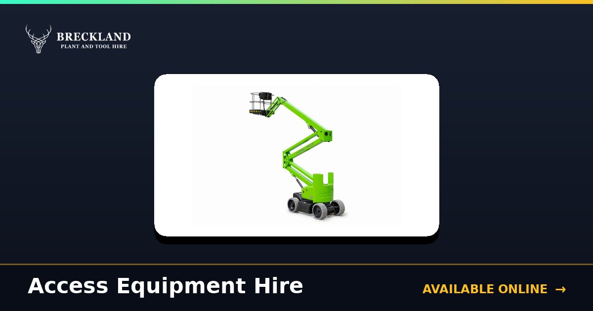Access Equipment for Hire in Norfolk | Breckland Plant Hire